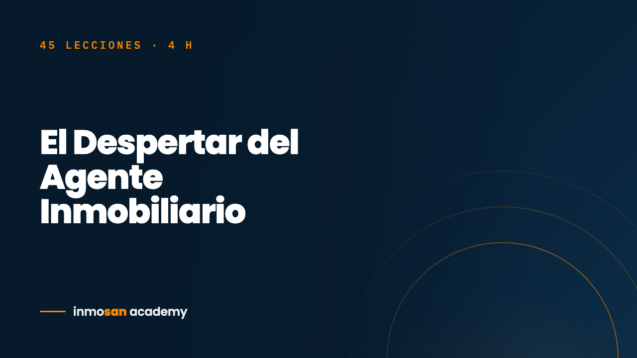 Portada del curso El Despertar del Agente Inmobiliario
